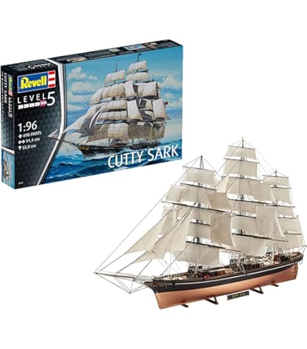 Amazon.com: Aoshima 1/350 Cutty Sark Sailing Ship : Arts